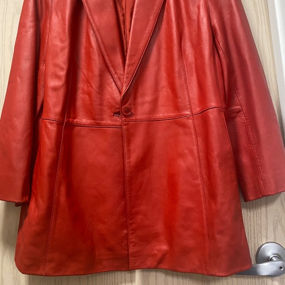 Valerie Stevens Size XL Red Women’s Leather Jacket - Picture 6 of 12